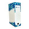 LOT DE 10 BOITE D'ARCHIVE Officecline 2601 / 100 mm / Bleu