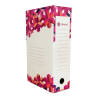 LOT DE 10 BOITE D'ARCHIVE Officeline 2601 / 100mm / Rose