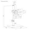 Support de bureau GEMBIRD pour moniteur 17 " - 32 " / mouvement complet
