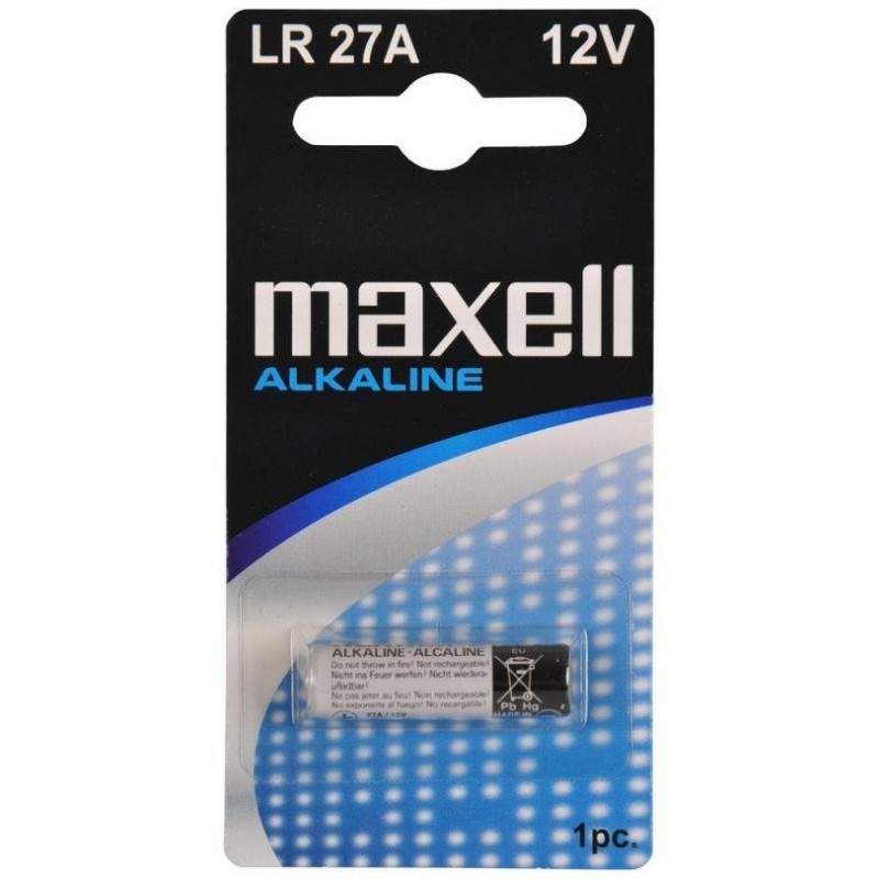 Pile Maxell Alcaline LR27A 12v