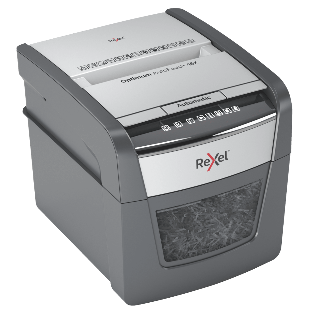 Destructeur De Documents REXEL Optimum AutoFeed 45X Coupe Croisée