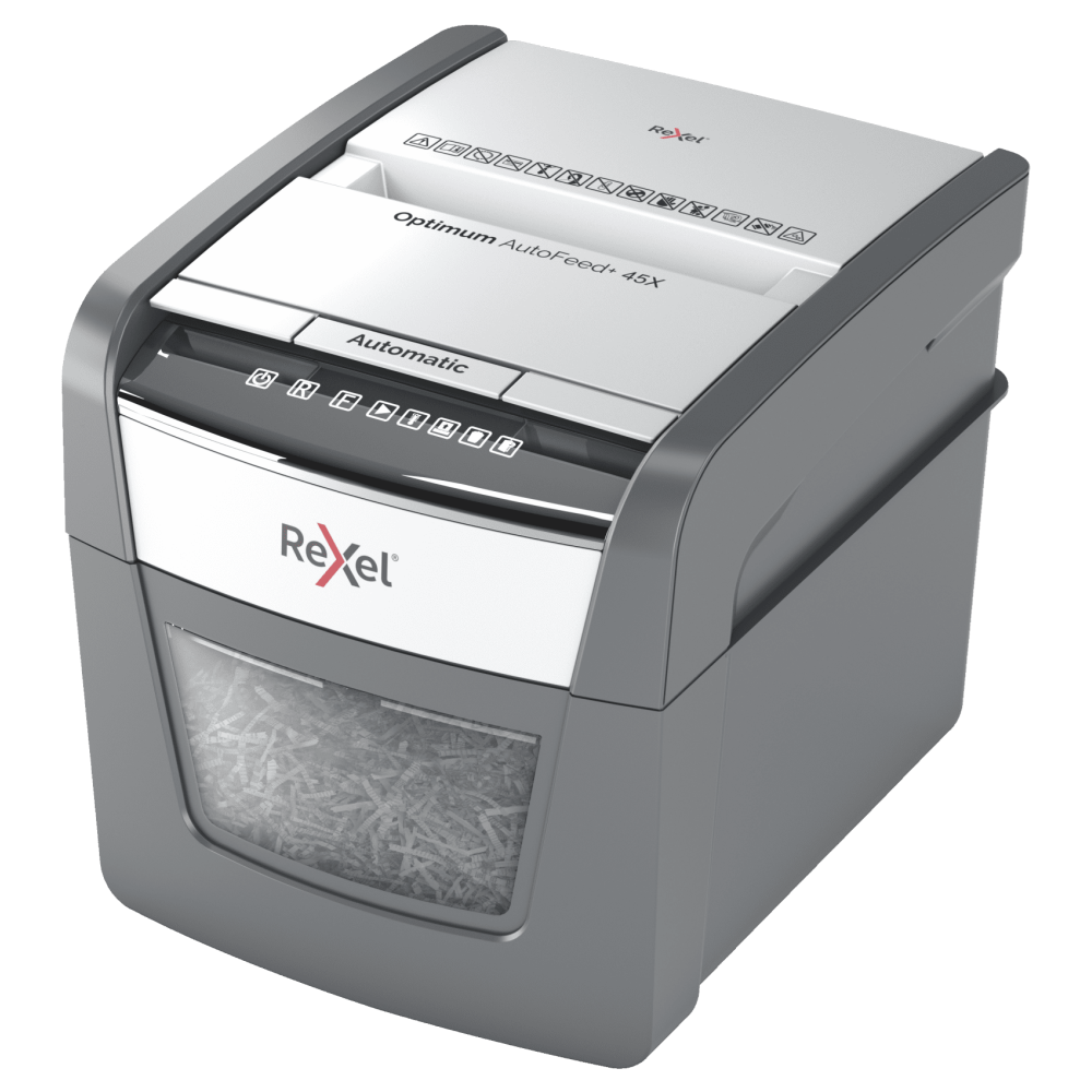 Destructeur De Documents REXEL Optimum AutoFeed 45X Coupe Croisée