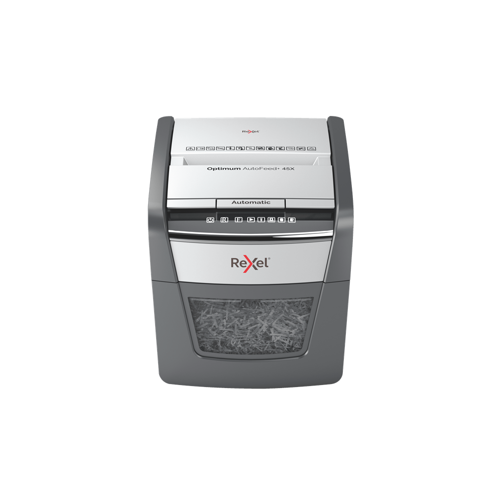 Destructeur De Documents REXEL Optimum AutoFeed 45X Coupe Croisée