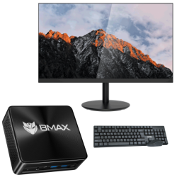 Mini Pc de bureau BMAX Mini B9 Power / i9-12900H / 24 Go / 1 To SSD / Windows 11 / Noir Avec Écran DAHUA 22" Full HD VA / 100 Hz