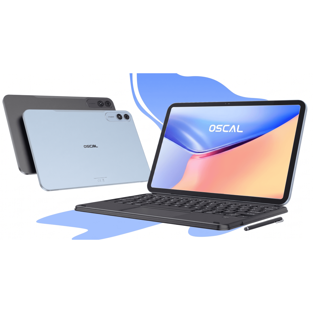 TABLETTE OSCAL PAD 200 13.4" / 6Go/256Go / 4G/WIFI / Gris +Clavier +Pen