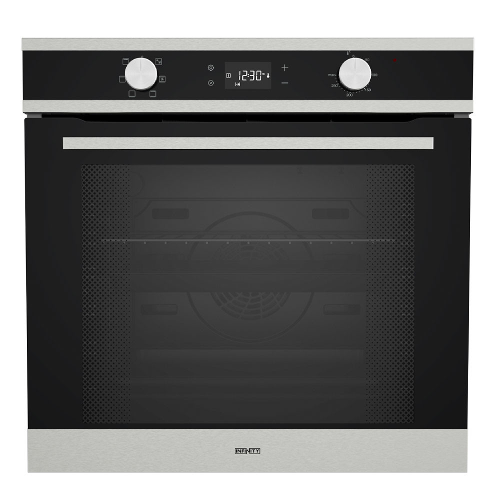 Four Encastrable INFINITY MULTIFONCTION 72Litres / INOX / Avec Afficheur