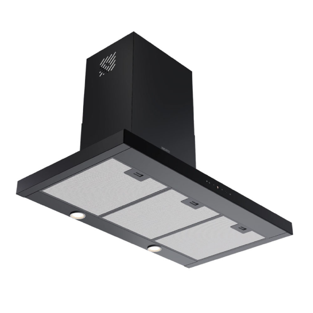 Hotte décorative murale INFINITY 90CM / AGT2023-90B / Noir