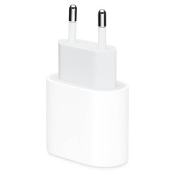 Adaptateur De Charge APPLE TYPE C 20 W Compact / Blanc