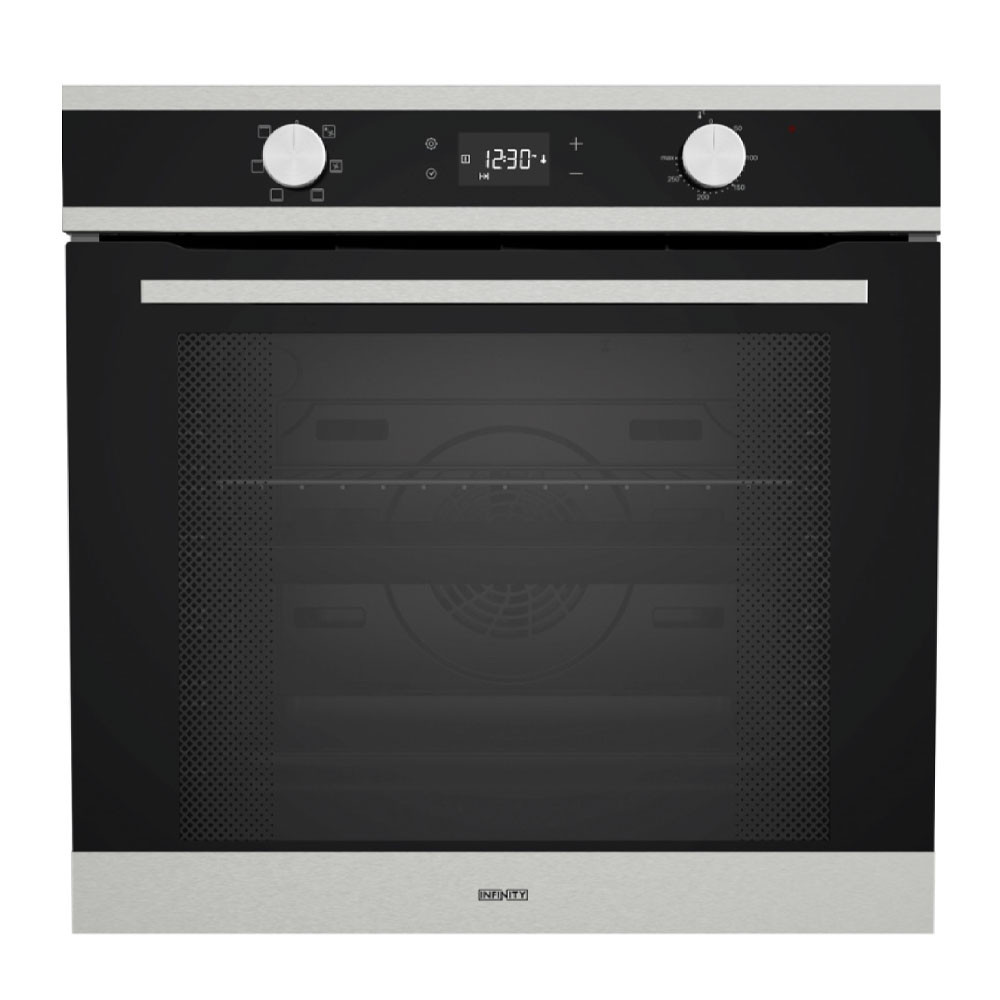 FOUR ENCASTRABLE INFINITY MULTIFONCTION 72 Litres / O6106BIS / INOX Avec Afficheur