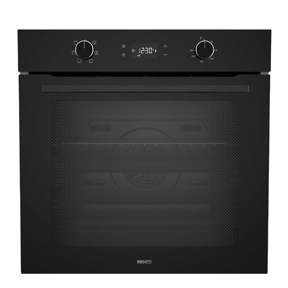 FOUR ENCASTRABLE INFINITY MULTIFONCTION 72 Litres / O6106B / Noir Avec Afficheur