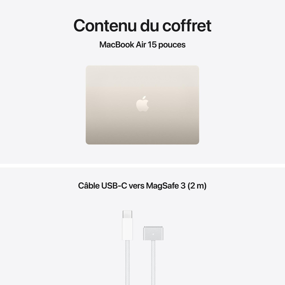 MW0X3FN-A MacBook Air M4 13" 2025 16Go / 512Go SSD / Silver