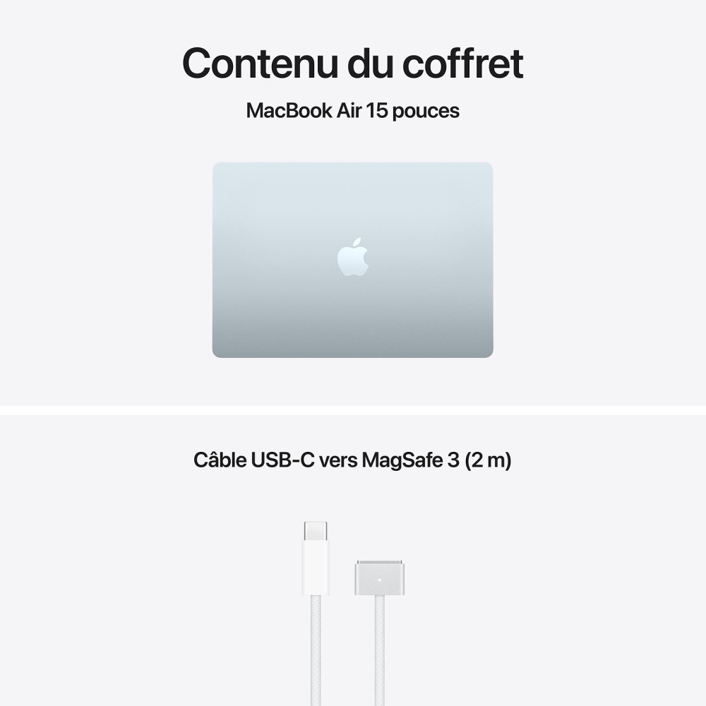 MW0X3FN-A MacBook Air M4 13" 2025 16Go / 512Go SSD / Silver