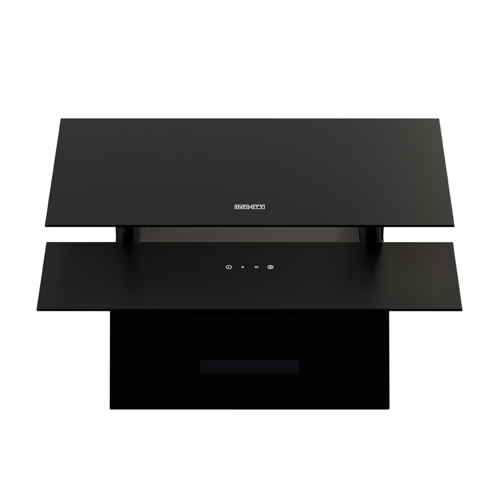 HOTTE DECORATIVE MURALE  INFINITY 60CM / AGW4015-60B / NOIR