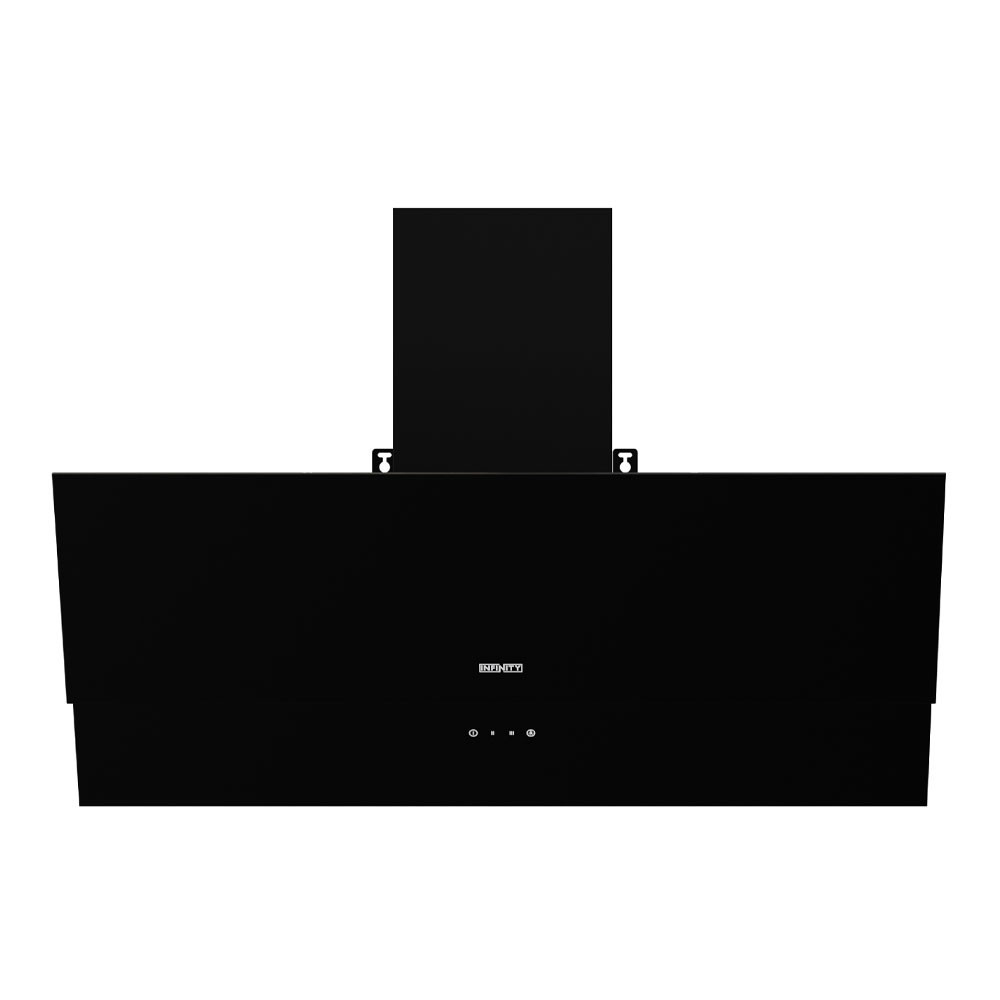 HOTTE DECORATIVE MURALE  INFINITY 90cm / AGW4015-90B / NOIR