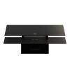 HOTTE DECORATIVE MURALE  INFINITY 90cm / AGW4015-90B / NOIR