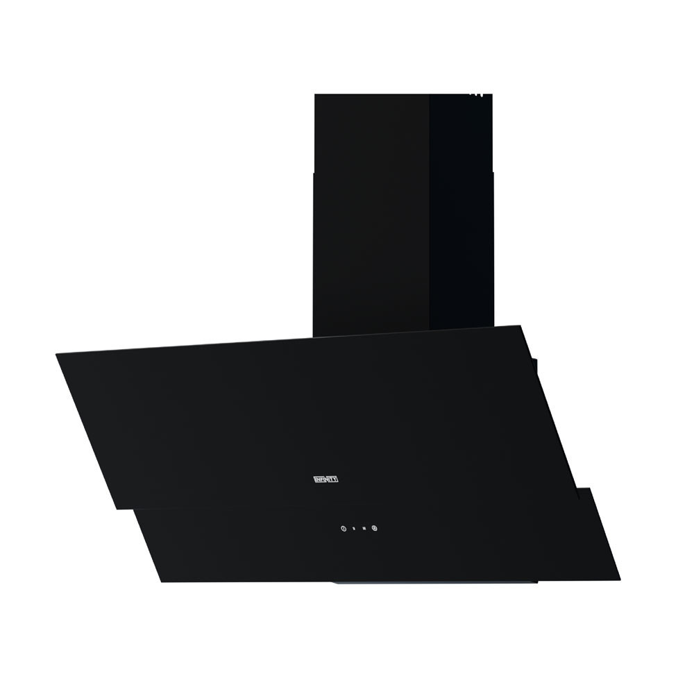 HOTTE DECORATIVE MURALE  INFINITY 90cm / AGW4015-90B / NOIR
