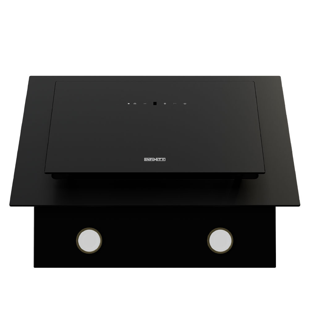 HOTTE DECORATIVE MURALE INFINITY 60CM / NOIR
