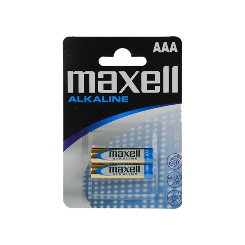 2 Piles AAA Maxell LR03 Alcaline - Spacenet Tunisie