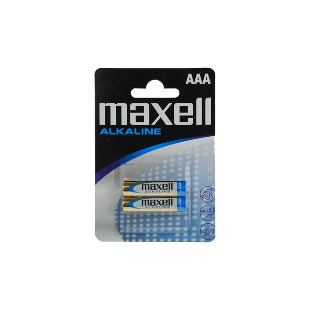 2x Piles Maxell Alcaline AAA LR03