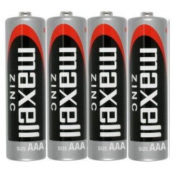 4x Piles Maxell Zinc AAA R03