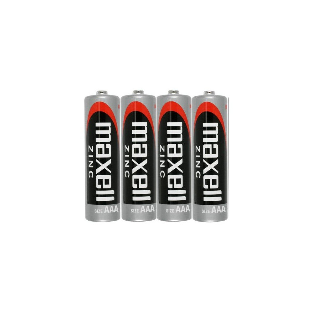 4x Piles Maxell Zinc AAA R03