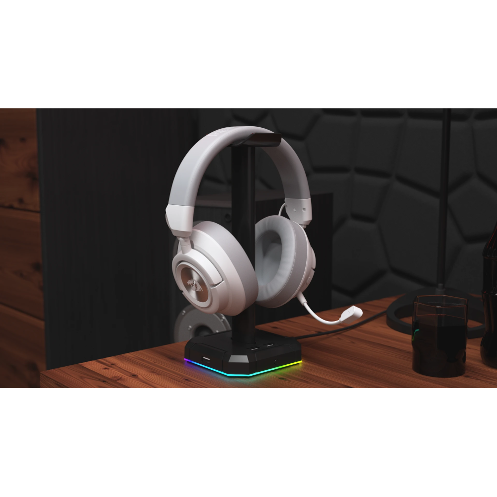 CASQUE SANS FIL REDRAGON SPECTRA PRO H889WG | Gris / Blanc