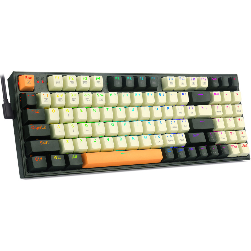 CLAVIER MECANIQUE REDRAGON KITAVA K636CLO-RGB RED SWITCH / Noir