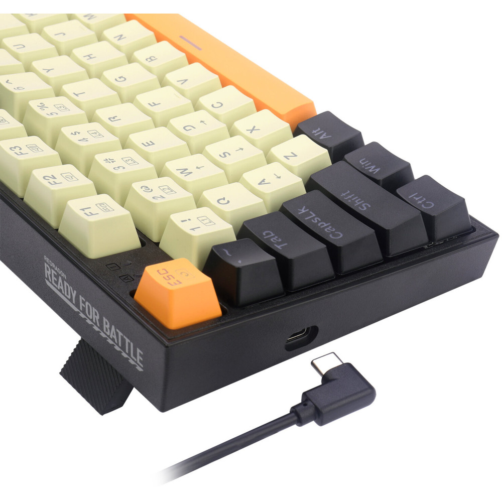 CLAVIER MECANIQUE REDRAGON KITAVA K636CLO-RGB RED SWITCH / Noir