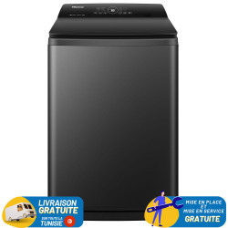 Lave linge Top HISENSE 18kg / WT3I1823UB / Dark Silver