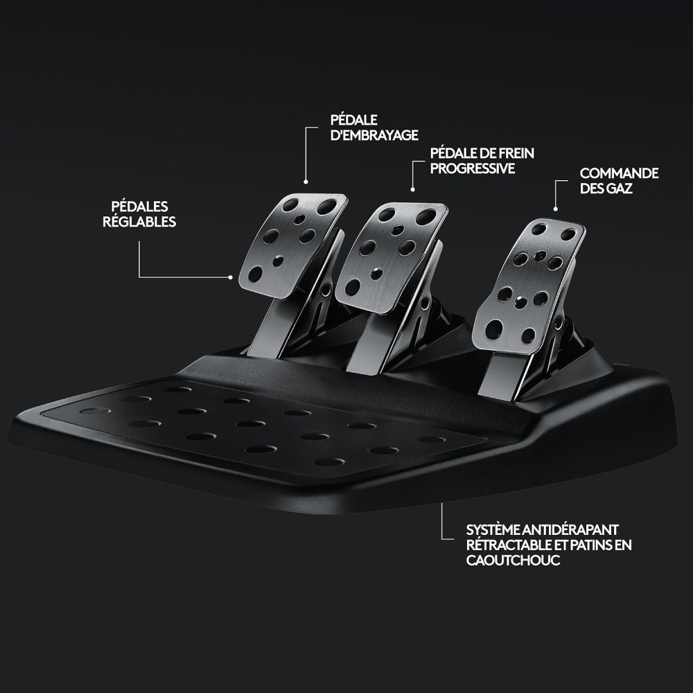 Volant de course Logitech G29 pour PS5-PS4-PS3-PC