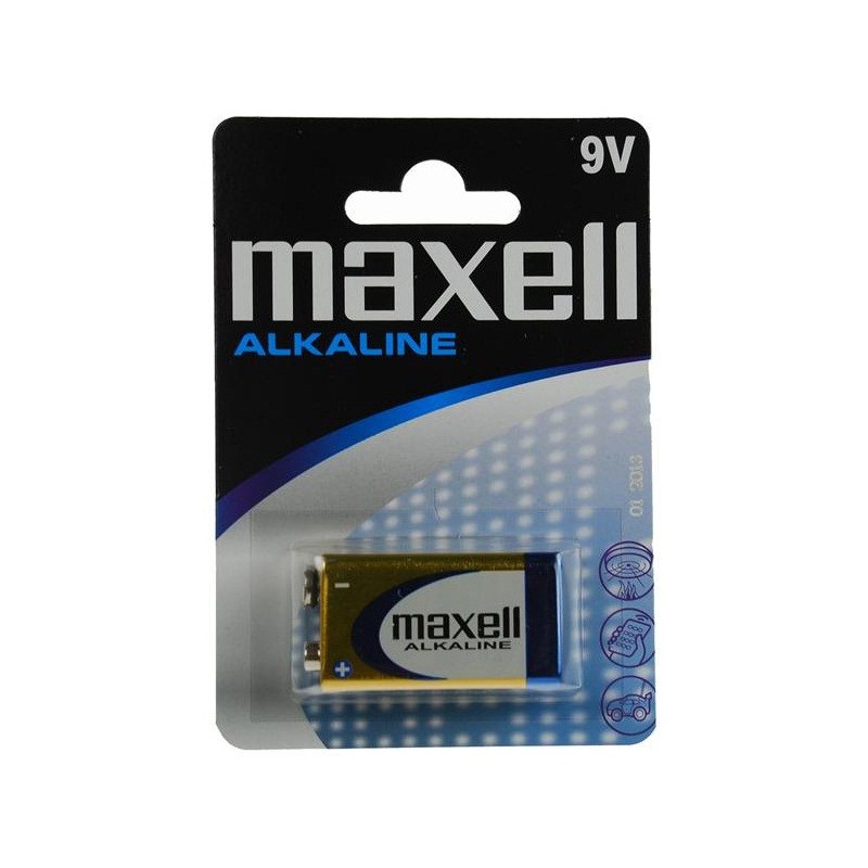 Pile Maxell Alcaline 9V 6LR61