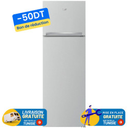 Réfrigérateur BEKO 310 LITRES / Less Frost / Silver / RDSA43S + 50dt Bon de reduction