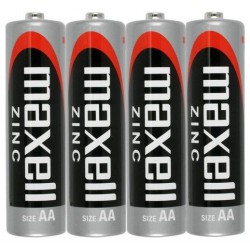 4x Piles Maxell Zinc AA R6