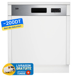 Lave-vaisselle BEKO Encastrable 13 Couverts / CUVE INOX + 200 DT BON DE REDUCTION