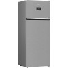 Réfrigérateur Beko No Frost INVERTER Double Portes 455 Litres / RDNG551M20TSX / Silver avec afficheur