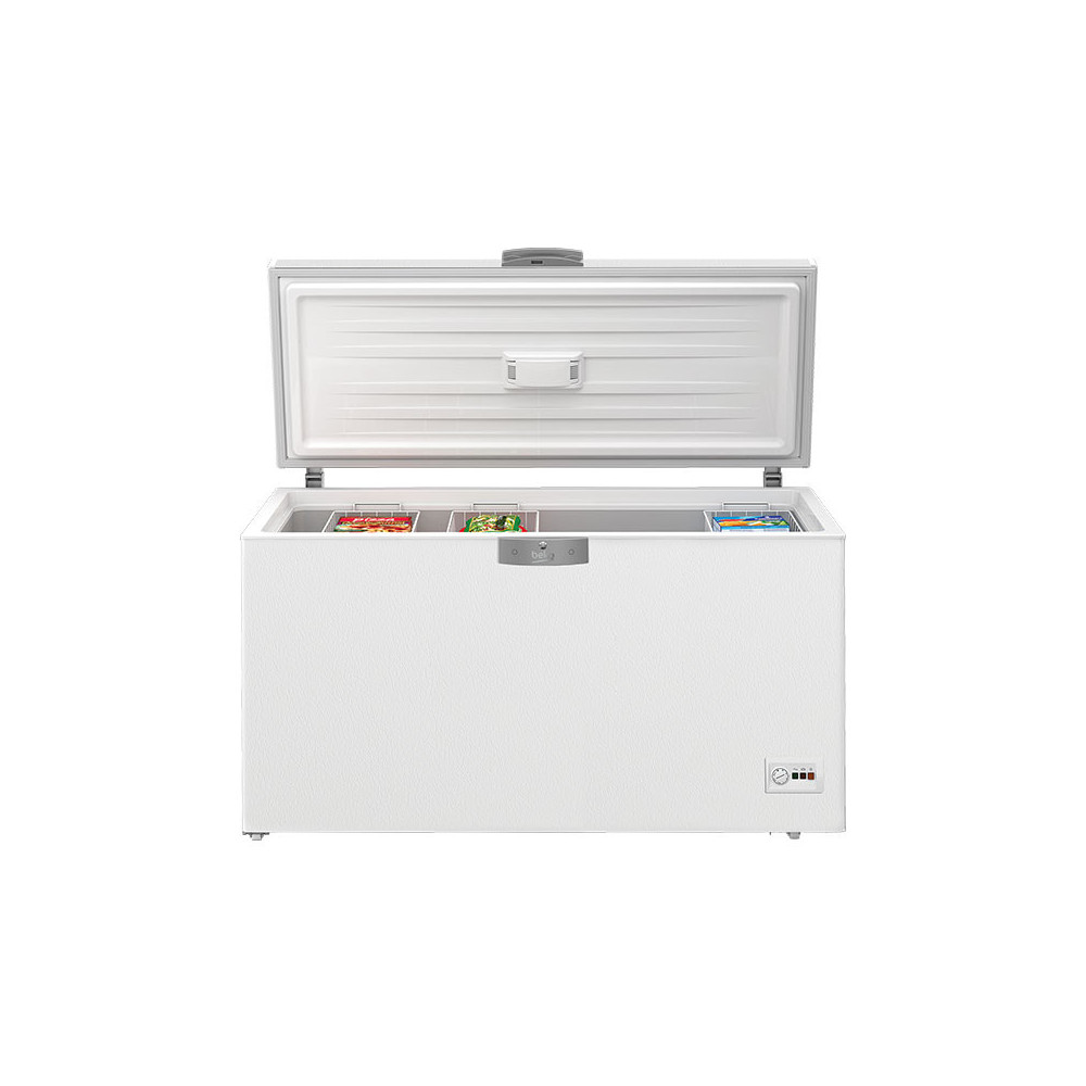 Congélateur Beko 451 Litres / HSM48542 / Blanc