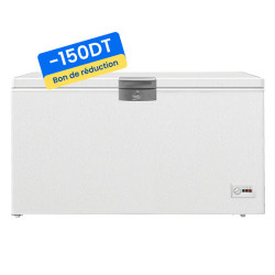 Congélateur Beko 451 Litres / HSM48542 / Blanc