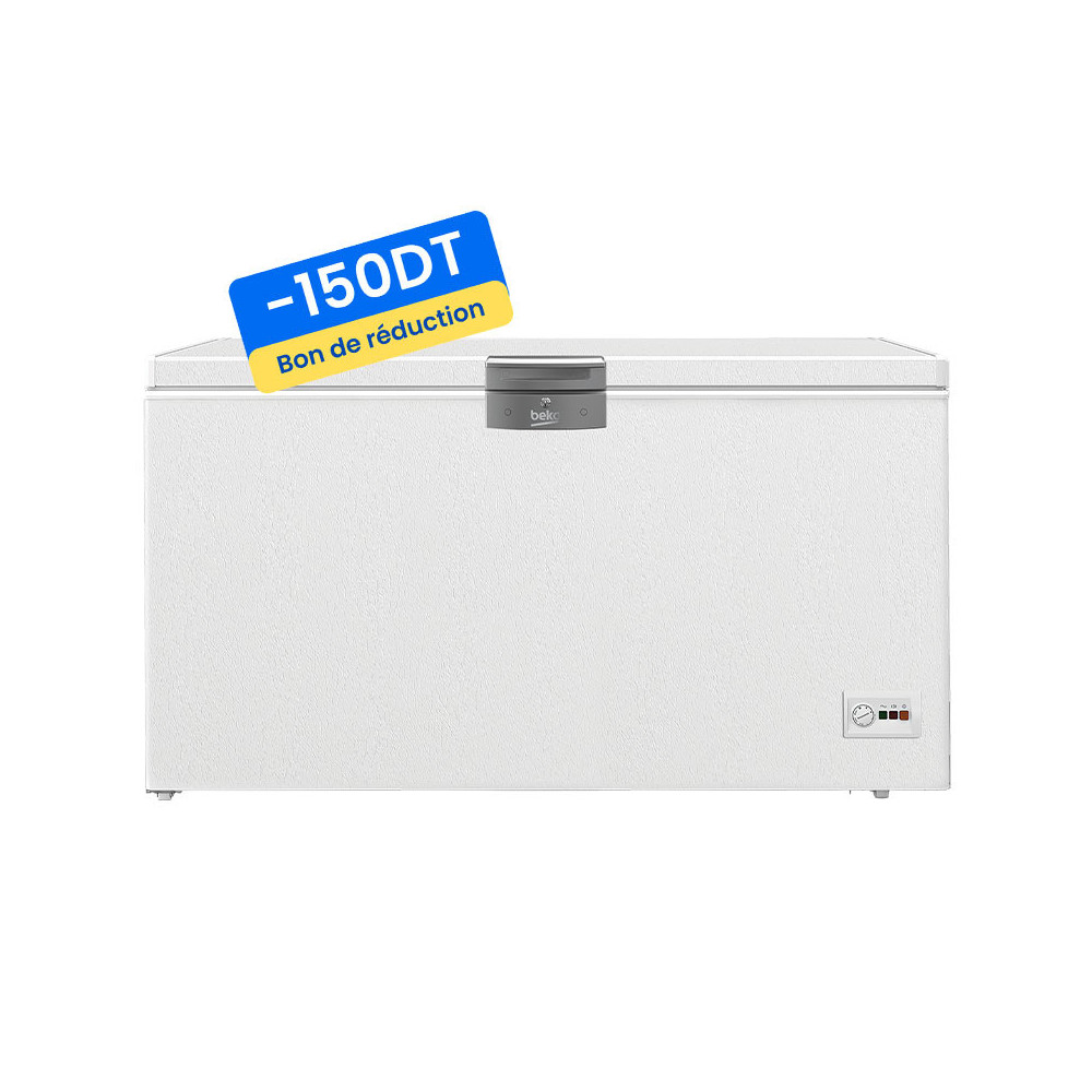 Congélateur Beko 451 Litres / HSM48542 / Blanc