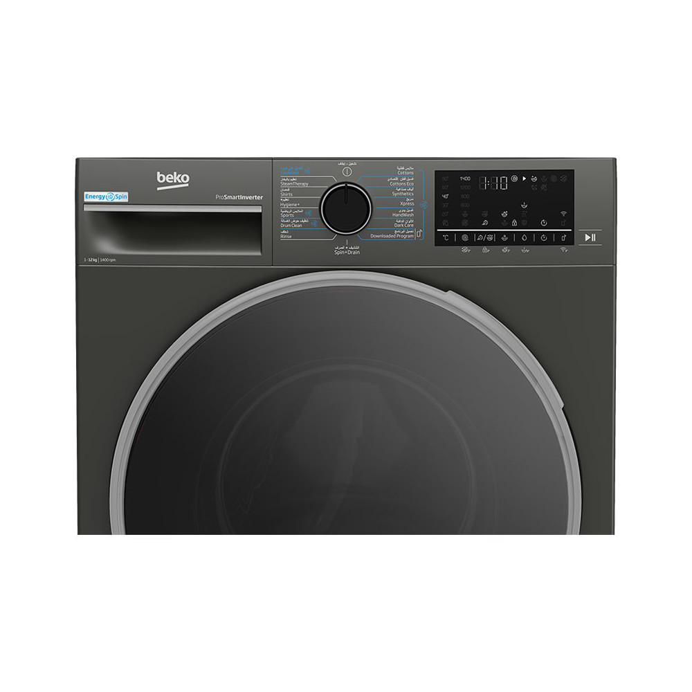 Machine a laver Beko Frontale INVERTER 10,5kg / B5DFT810542MG / Noir