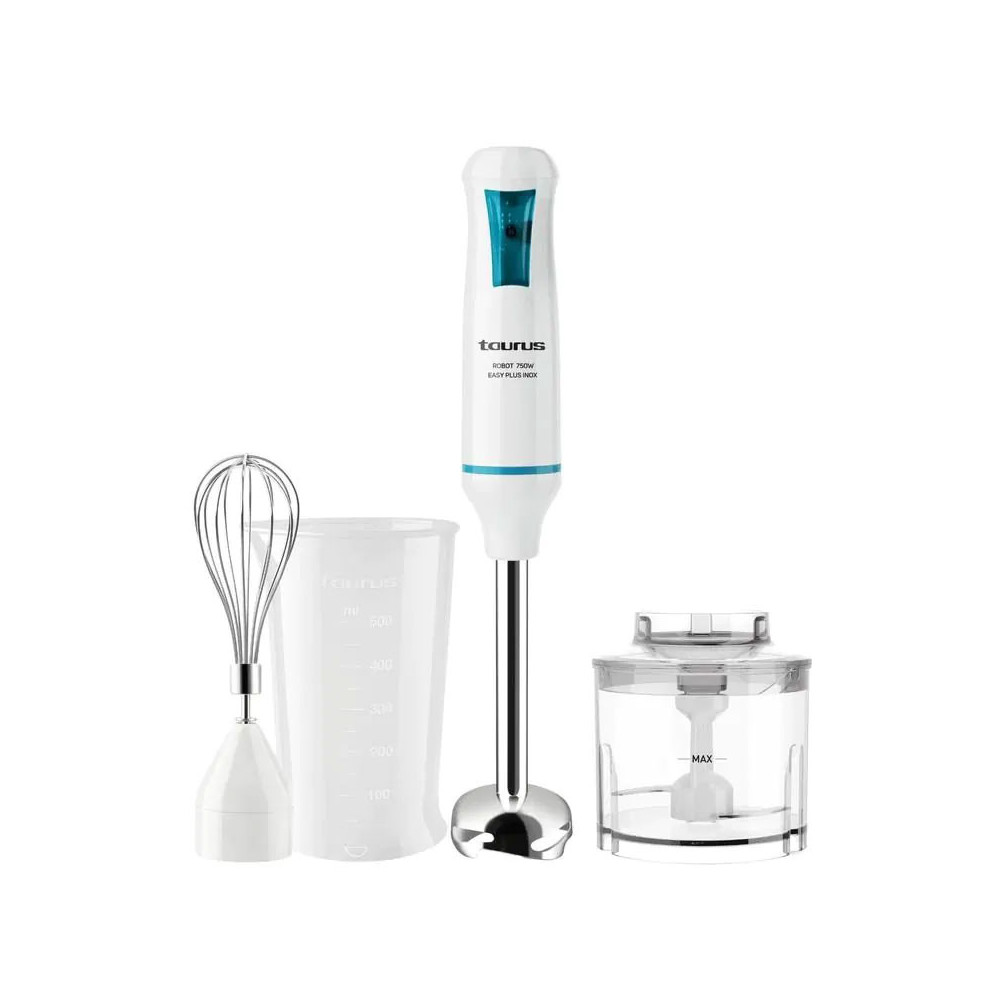Mixeur Multifonction 3EN1 TAURUS Easy Plus 916402000 750W /Blanc