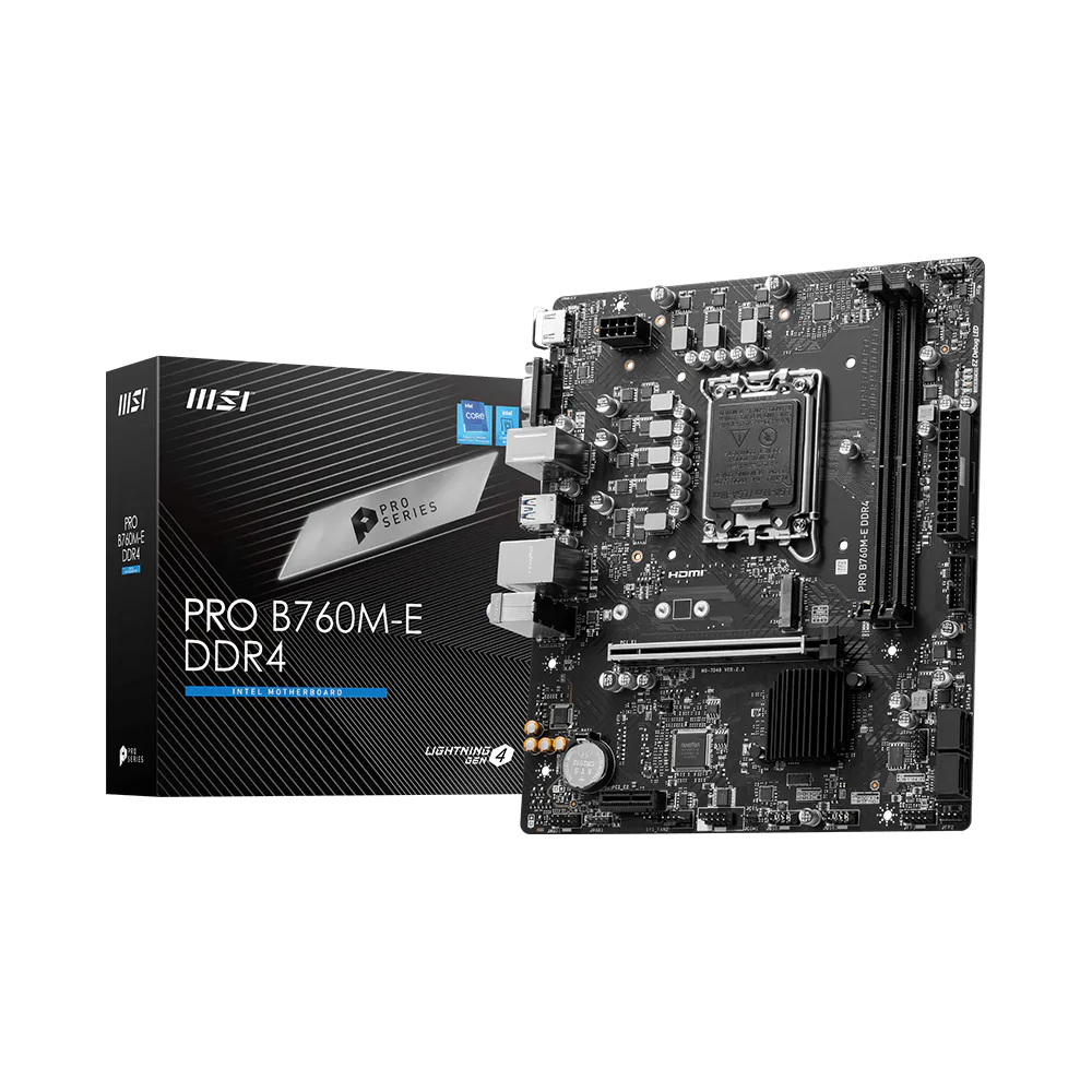 Carte mère MSI PRO B760M-E DDR4
