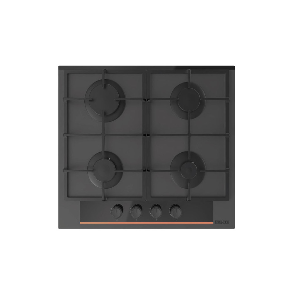 PLAQUE DE CUISSON INFINITY 4Feux 60CM / H6002P07IS / DARK INOX