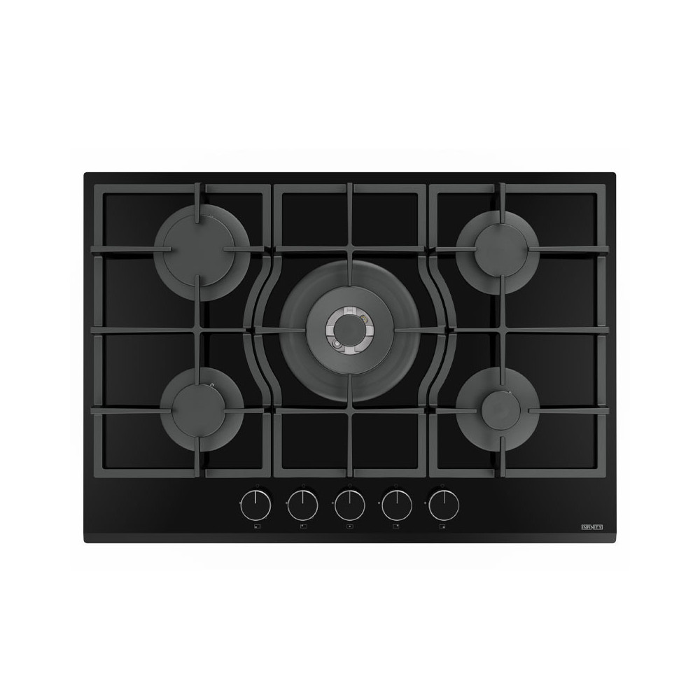 PLAQUE DE CUISSON INFINITY 5Feux 70CM / H7011P07B / NOIR