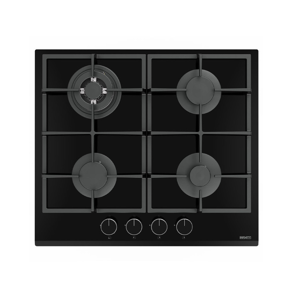 PLAQUE DE CUISSON INFINITY 4Feux 60CM / H6021P07IS / INOX