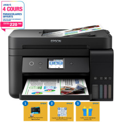 Imprimante EcoTank L6290 4 en 1 couleur A4 / Recto Verso / Wi-Fi + 5 Bouteilles D'encres Epson Incluses