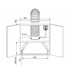 HOTTE ENCASTRABLE FOCUS 82CM TACTILE / F-940B / VITRO NOIR