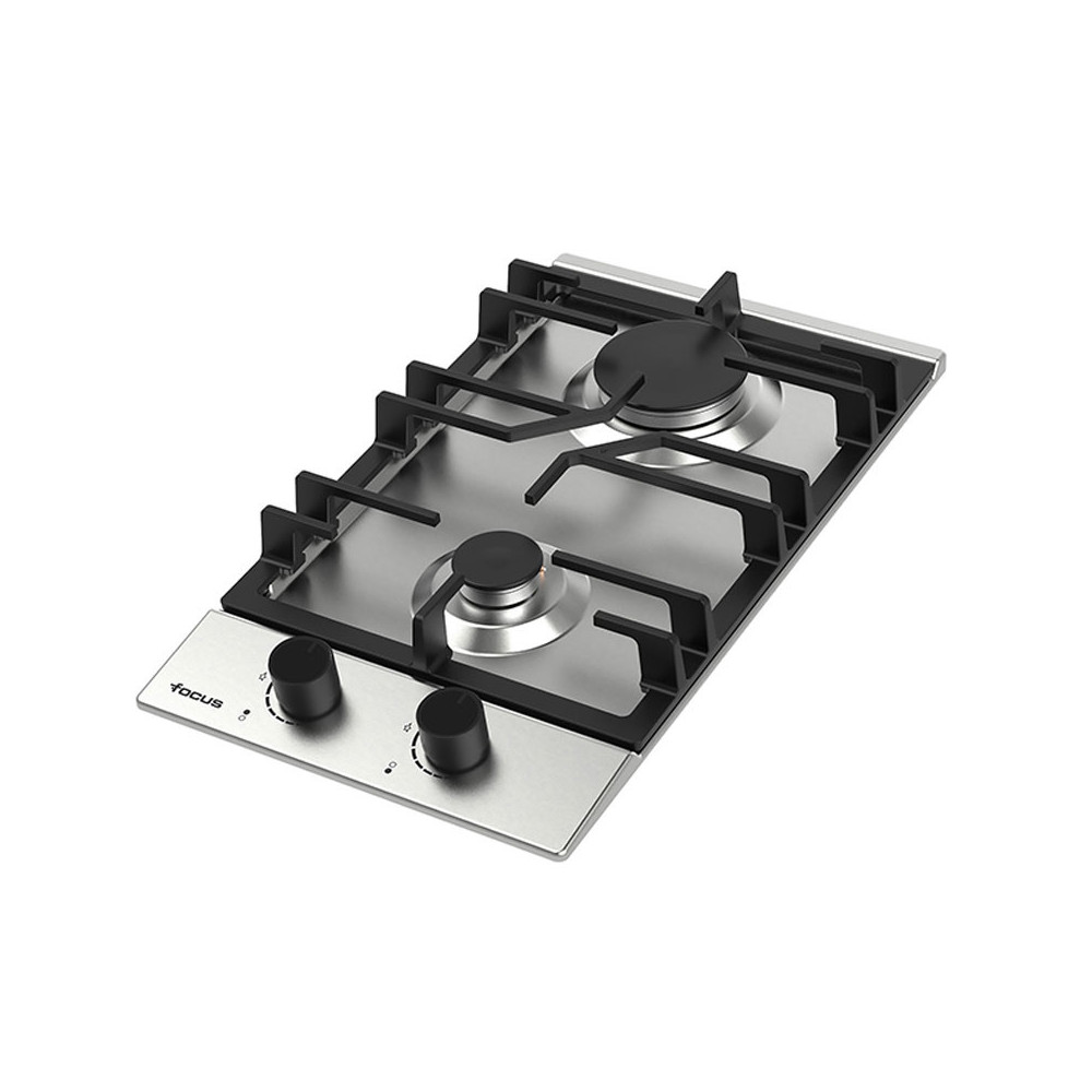 PLAQUE DE CUISSON FOCUS 2 FEUX 30 CM / QUADRA-32  / INOX
