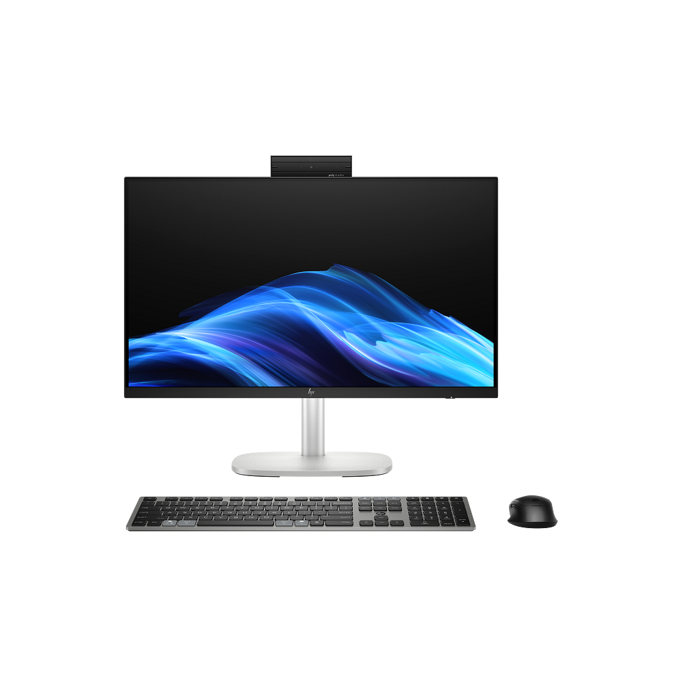 PC de Bureau All-in-One HP 22-dg0009nk / N100 / 8 Go DDR5 / Noir