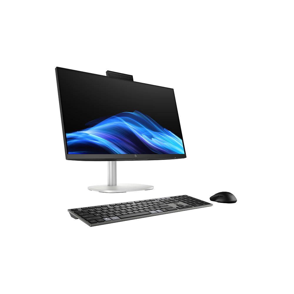 PC de Bureau All-in-One HP 22-dg0009nk / N100 / 8 Go DDR5 / Noir