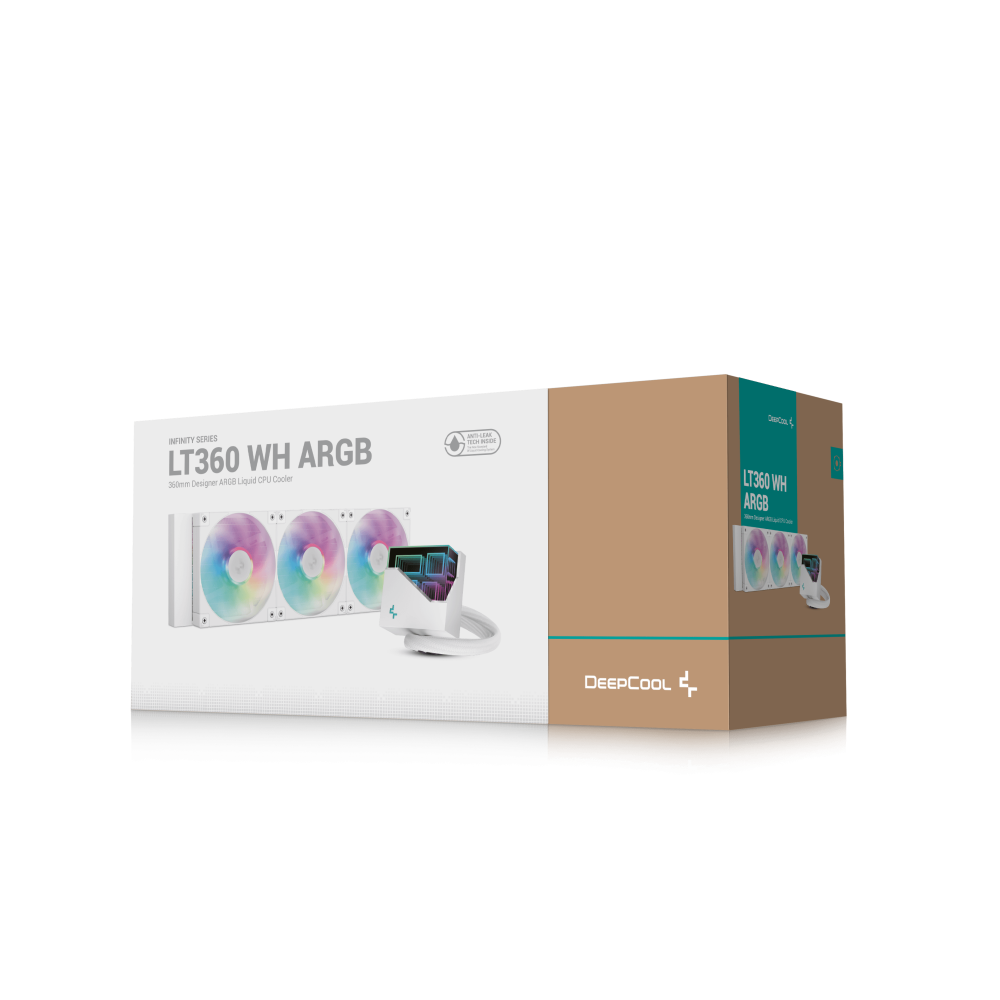 Refroidisseur d'air pour processeur DeepCool LT360 | 360mm / Blanc